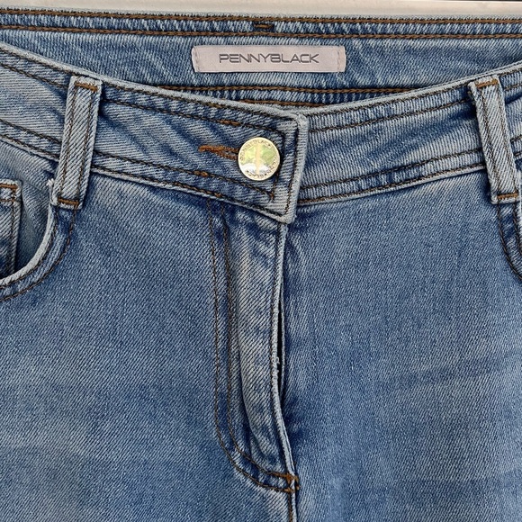 Pennyblack Classic Women's Straight Leg Jeans w/ Lightly Frayed Hem, SZ 6 EUC - Picture 2 of 5